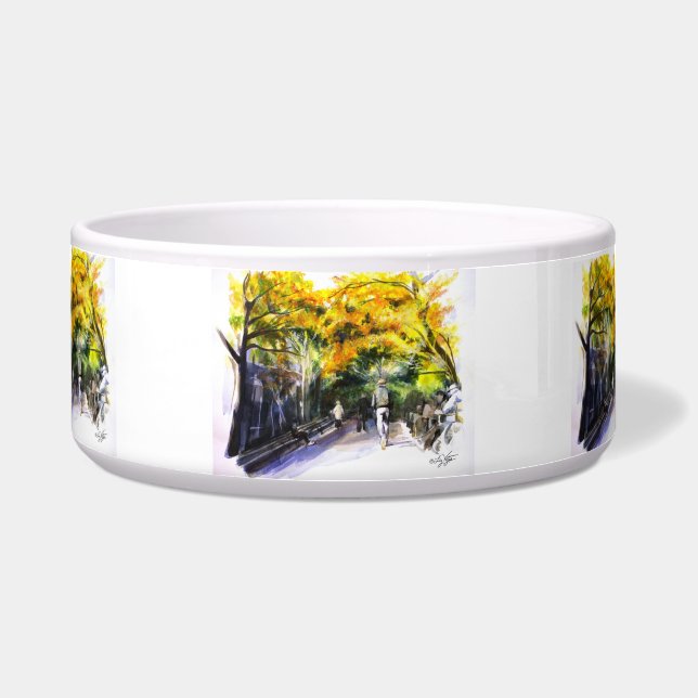 A Walk Through The Park Pet Bowl (Front)