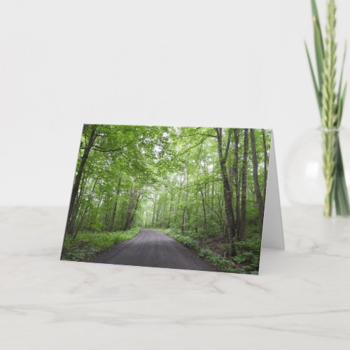 A walk through the woods_ all occasion card
