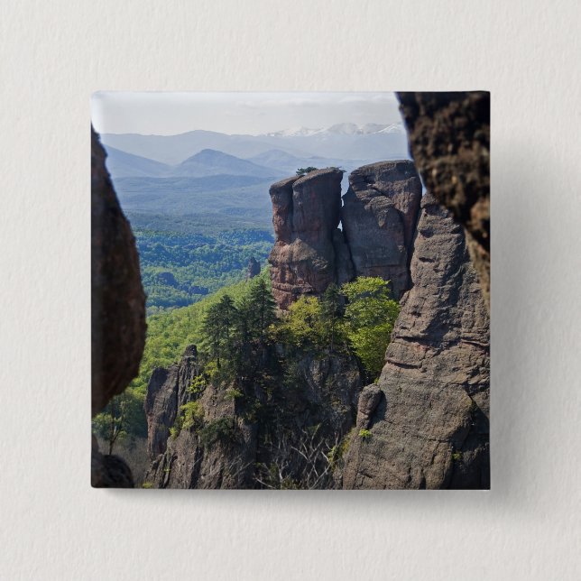 A walk throught Belogradchik Castle Ruins Button (Front)