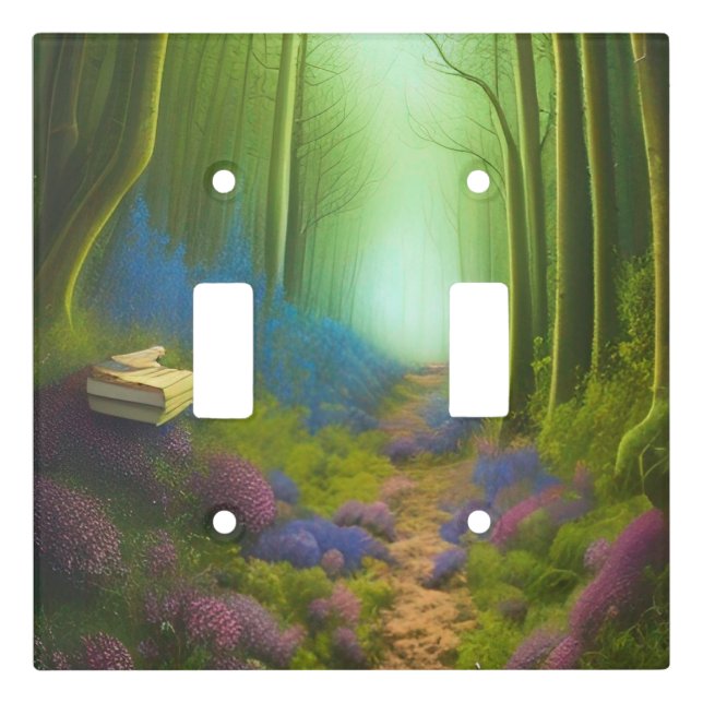 A walk thru the Enchanted Wood   Light Switch Cover (Front)
