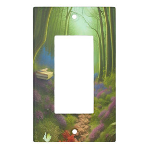 A walk thru the Enchanted Wood Light Switch Cover