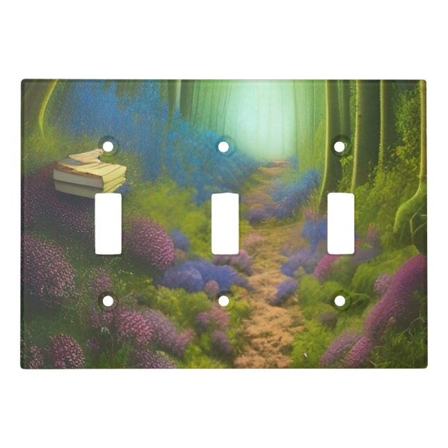 A walk thru the Enchanted Wood   Light Switch Cover (Front)