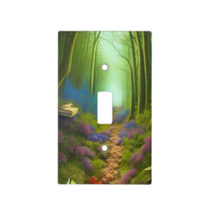 A walk thru the Enchanted Wood Light Switch Cover