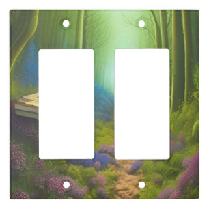 A walk thru the Enchanted Wood Light Switch Cover