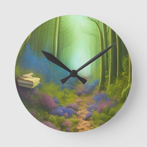 A walk thru the Enchanted Wood   Round Clock