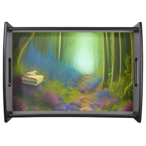 A walk thru the Enchanted Wood   Serving Tray