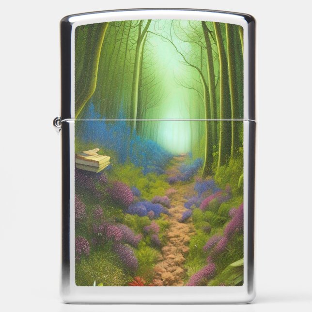 A walk thru the Enchanted Wood  Zippo Lighter (Front)