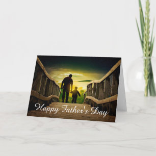 A Walk with Dad Card