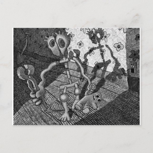 a walk with pliers postcard (Front)