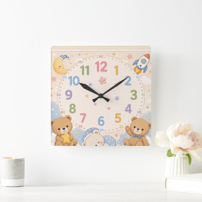 A wall clock for kids room (Home)