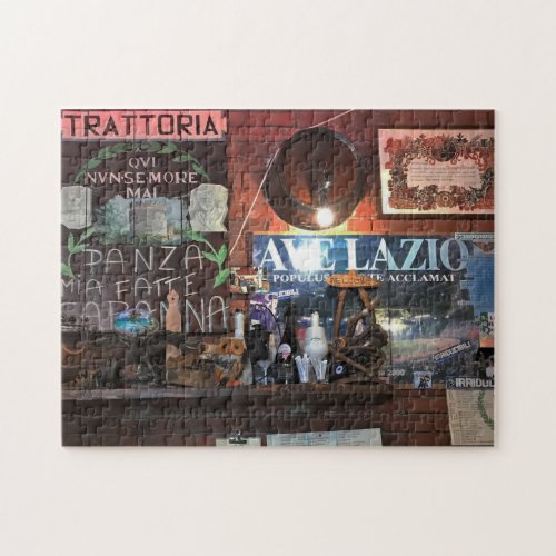 A Wall in a Trattoria along Via Appia Antica Jigsaw Puzzle