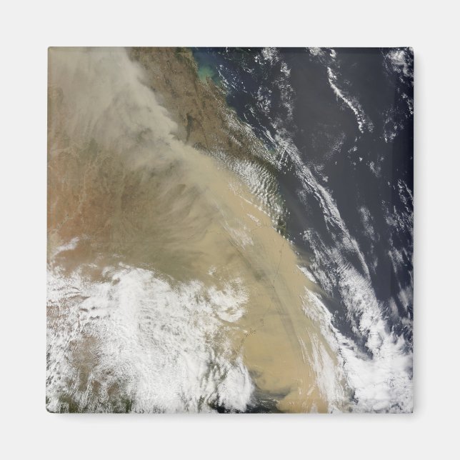 A wall of dust stretched from northern Queensla Magnet (Front)