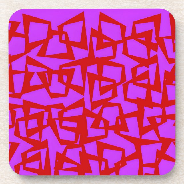 A Wall of Quarter-Century Modernism Beverage Coaster (Front)