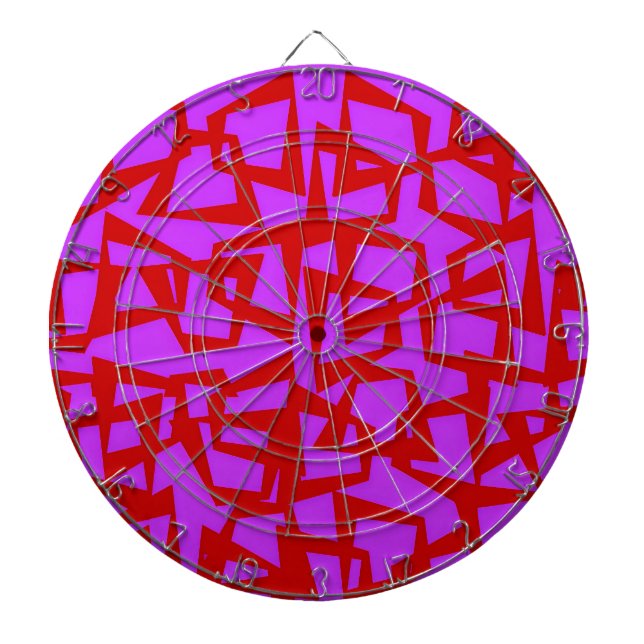 A Wall of Quarter-Century Modernism Dart Board (Front)