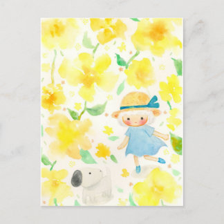 a wanton walk holiday postcard