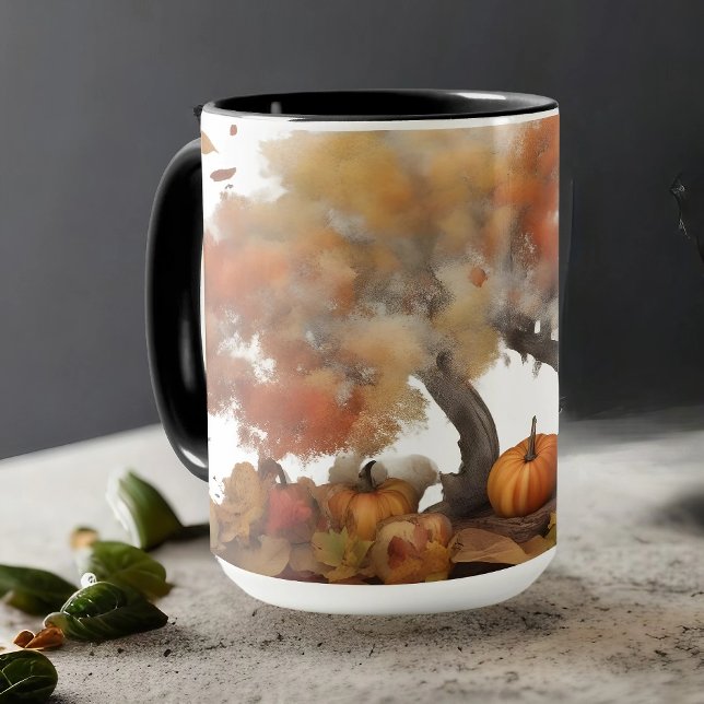 A warm and colorful autumn scene  mug (Creator Uploaded)