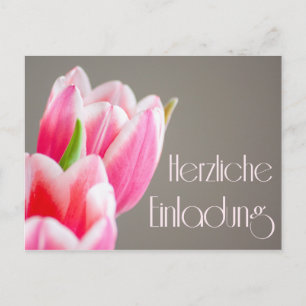 A warm invitation to your party postcard