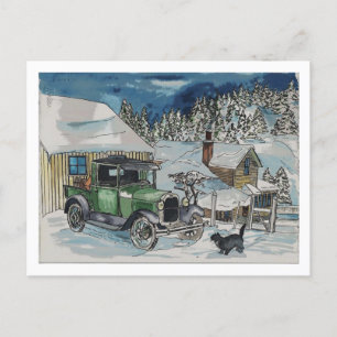 A Warm Seat Postcard