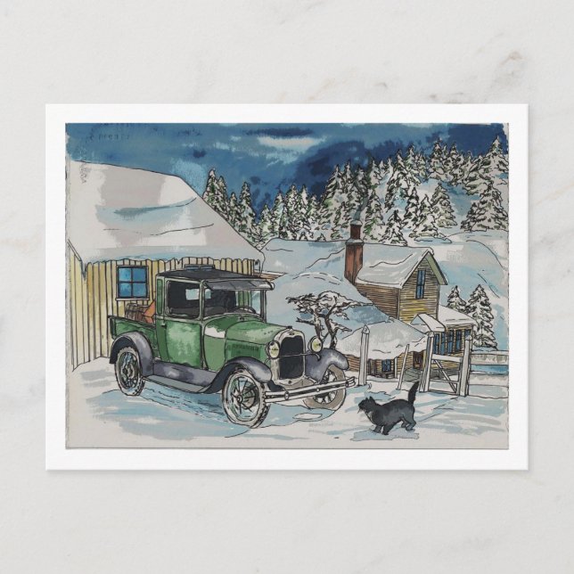 A Warm Seat Postcard (Front)