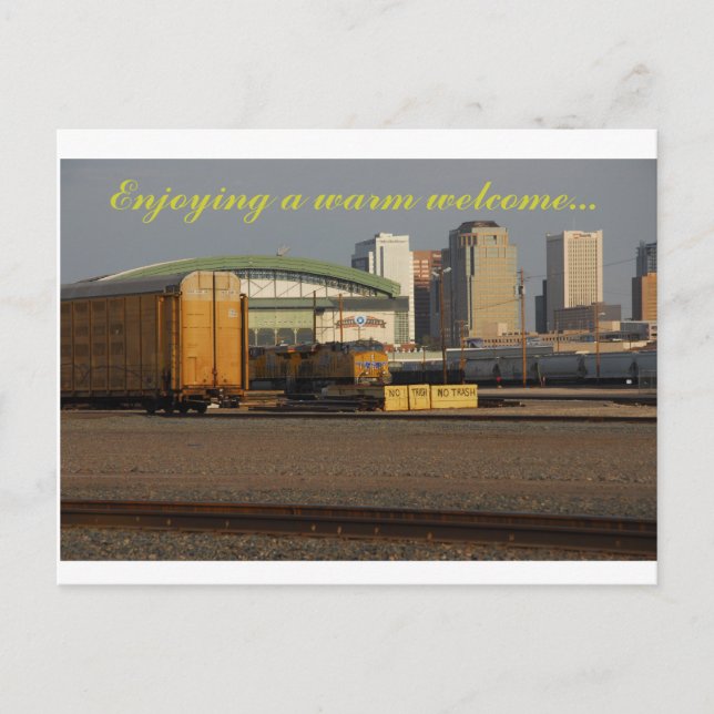 a warm welcome from phoenix AZ Postcard (Front)