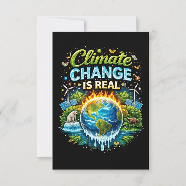 A Warming World Thank You Card (Front)