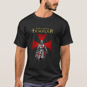 A Warrior of Christ Knights Templar Distressed Cro T-Shirt