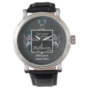 A watch adorned with your very own coat of arms