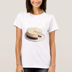 A Watercolor Drawing of a Cheesecake T-Shirt