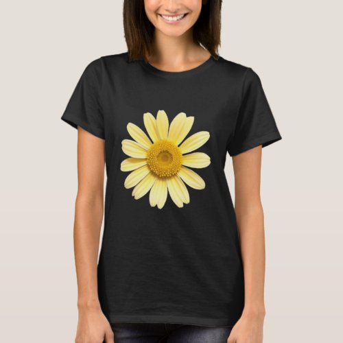 A Watercolor Painting of Yellow Marguerite T_Shirt