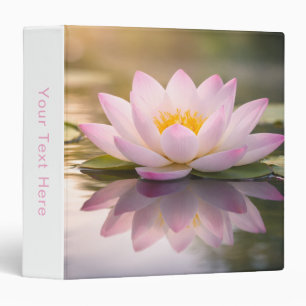 A Waterlily 3 Ring Binder