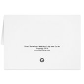 "A Water's Reflections" - Card (Back Horizontal)