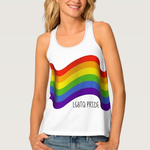 A Wave Of Pride Womens Tank Top