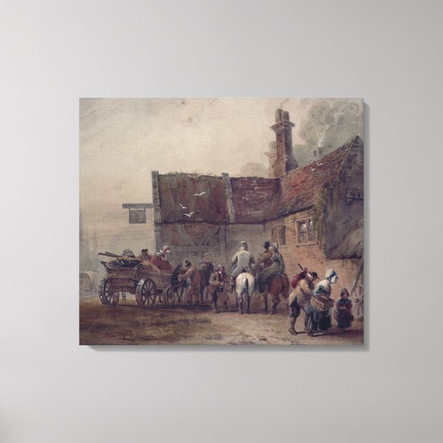A Wayside Inn Canvas Print (Front)