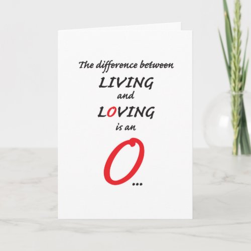 A wedding anniversary card with a special message