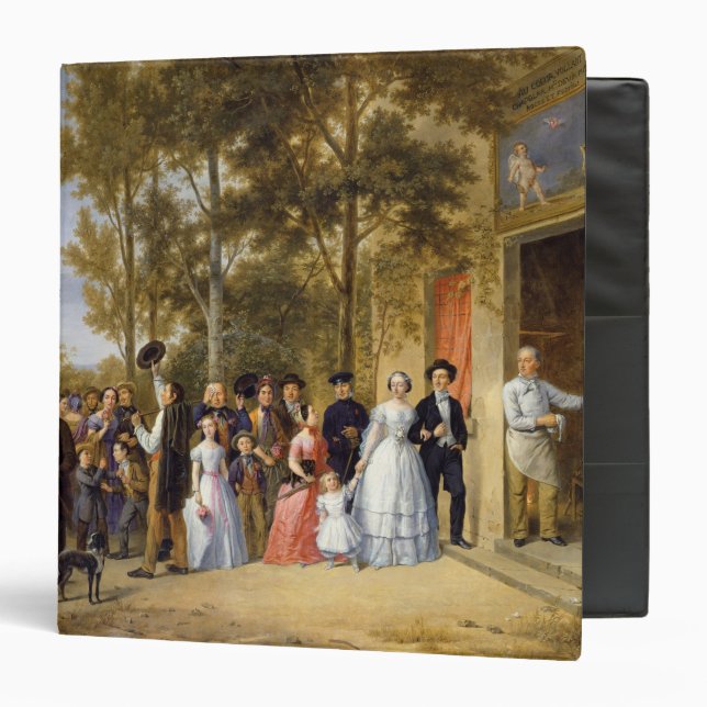 A Wedding at the Coeur Volant, Louveciennes 3 Ring Binder (Front/Inside)