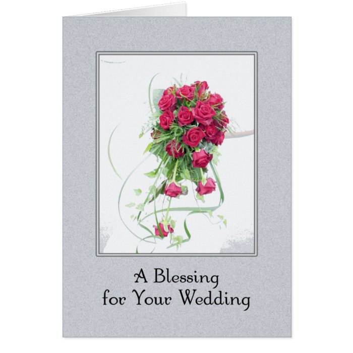 A Wedding Blessing Greeting Card