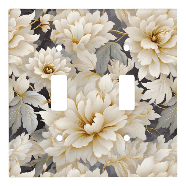 A Wedding Floral Series Design 10 Light Switch Cover (Front)