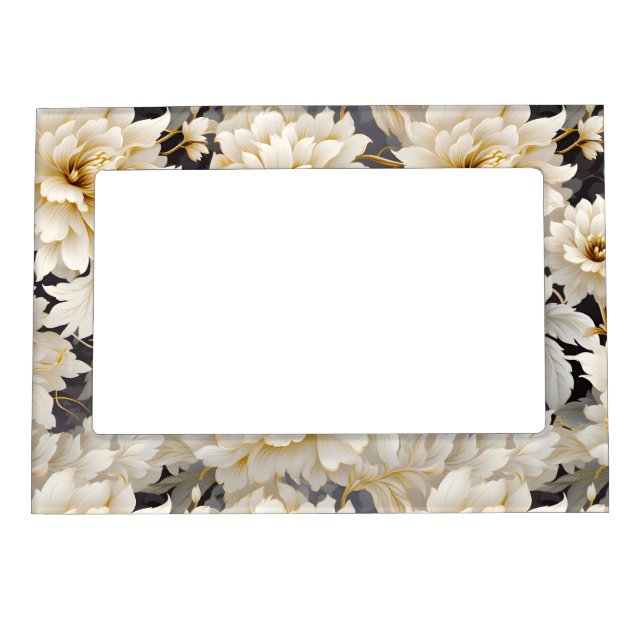 A Wedding Floral Series Design 10 Magnetic Frame (Front)