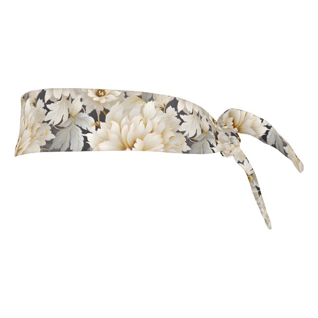 A Wedding Floral Series Design 10 Tie Headband (Rotate 90)