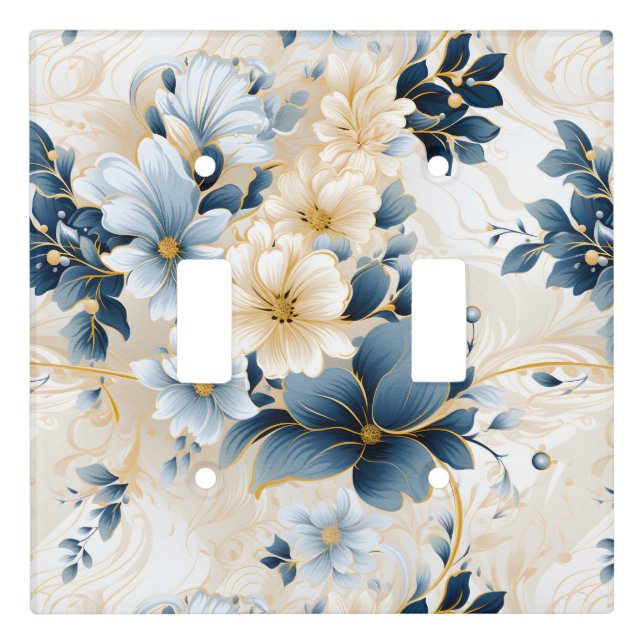 A Wedding Floral Series Design 12 Light Switch Cover (Front)