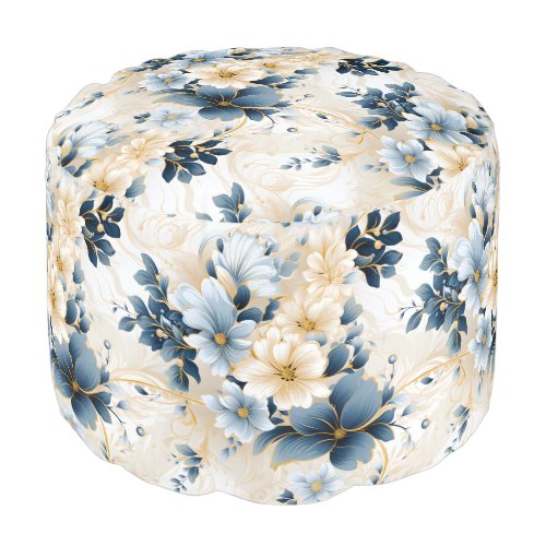 A Wedding Floral Series Design 12 Pouf