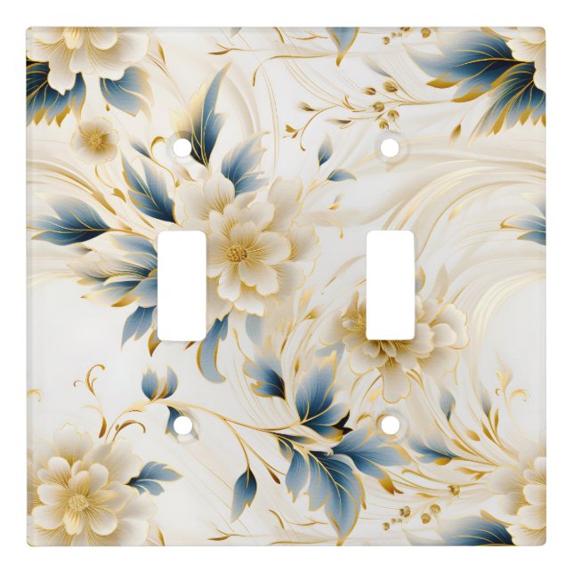 A Wedding Floral Series Design 1 Light Switch Cover (Front)