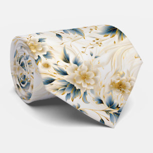 A Wedding Floral Series Design 1 Neck Tie
