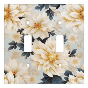 A Wedding Floral Series Design 2 Light Switch Cover