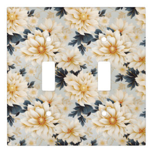 A Wedding Floral Series Design 2 Light Switch Cover