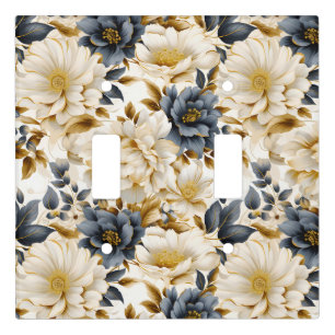 A Wedding Floral Series Design 5 Light Switch Cover