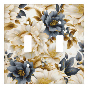 A Wedding Floral Series Design 5 Light Switch Cover