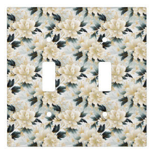 A Wedding Floral Series Design 7 Light Switch Cover