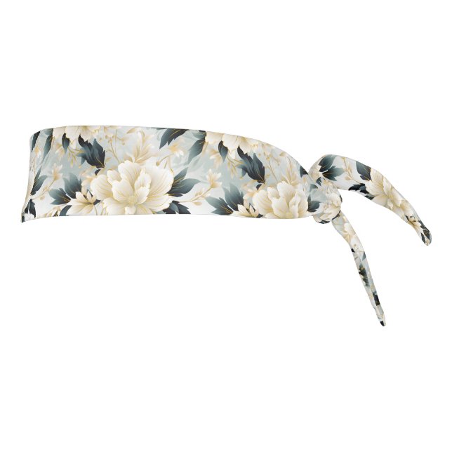 A Wedding Floral Series Design 7 Tie Headband (Rotate 90)