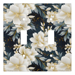 A Wedding Floral Series Design 8 Light Switch Cover